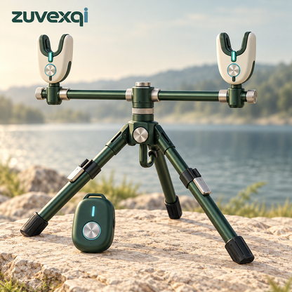 zuvexqi BiteWatch Folding Bite-Alarm Rod Stand Set — main product view