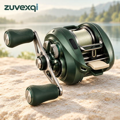 zuvexqi CastPilot Smart Baitcasting Fishing Reel — main product view