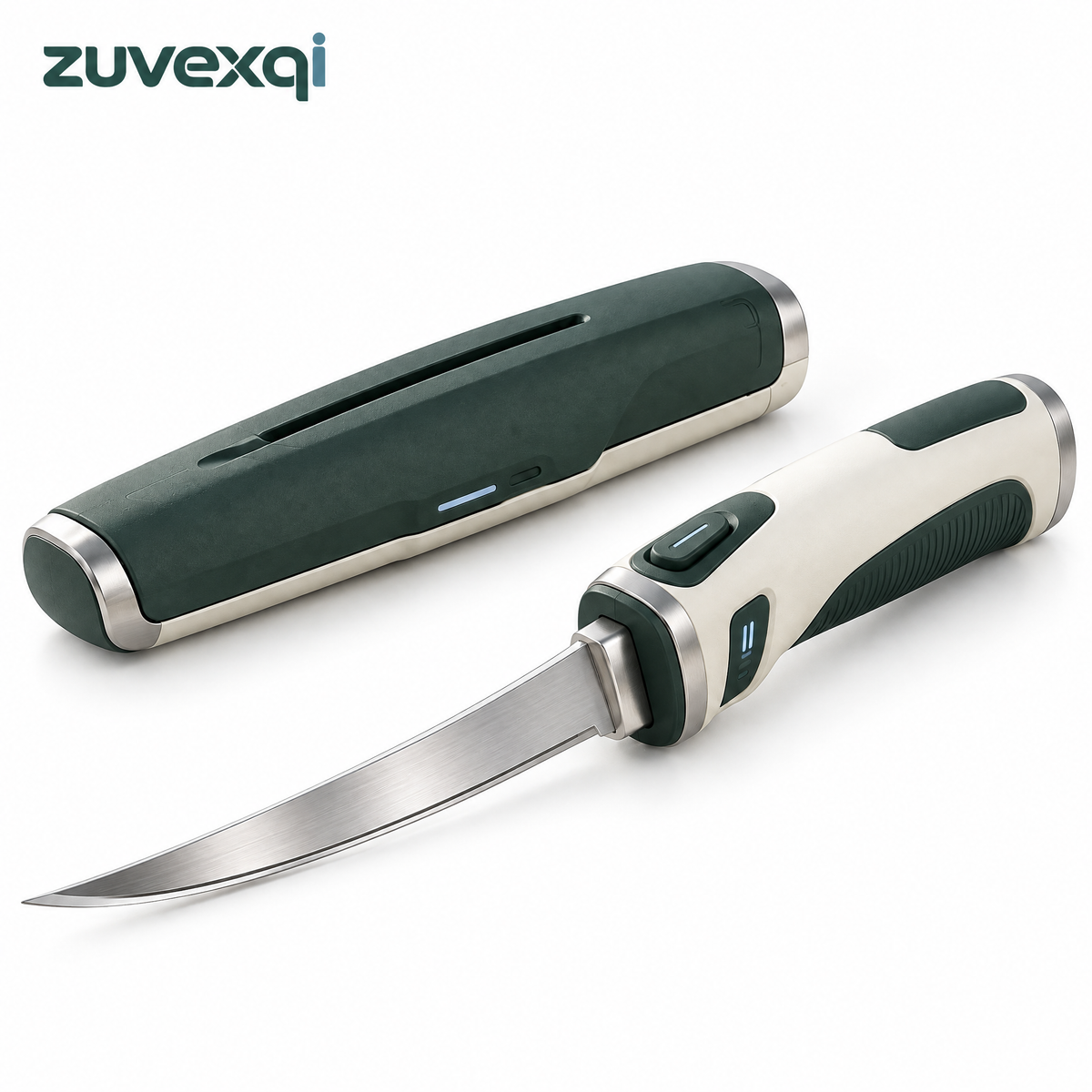 zuvexqi FilletFlow Rechargeable Electric Fillet Knife Set — white background