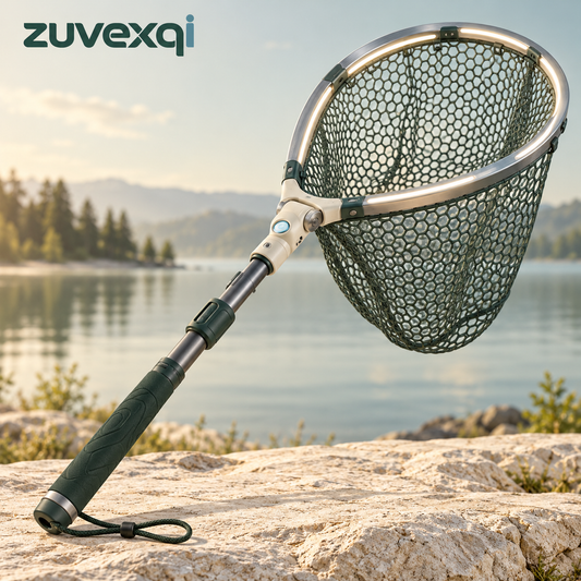 zuvexqi LumaNet Illuminated Folding Landing Net — main product view